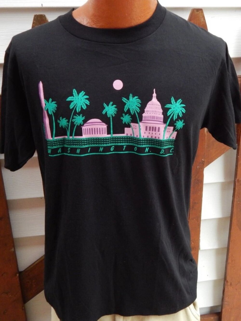 Vintage 1987 Washington DC Souvenir Single Stitch T Shirt Large